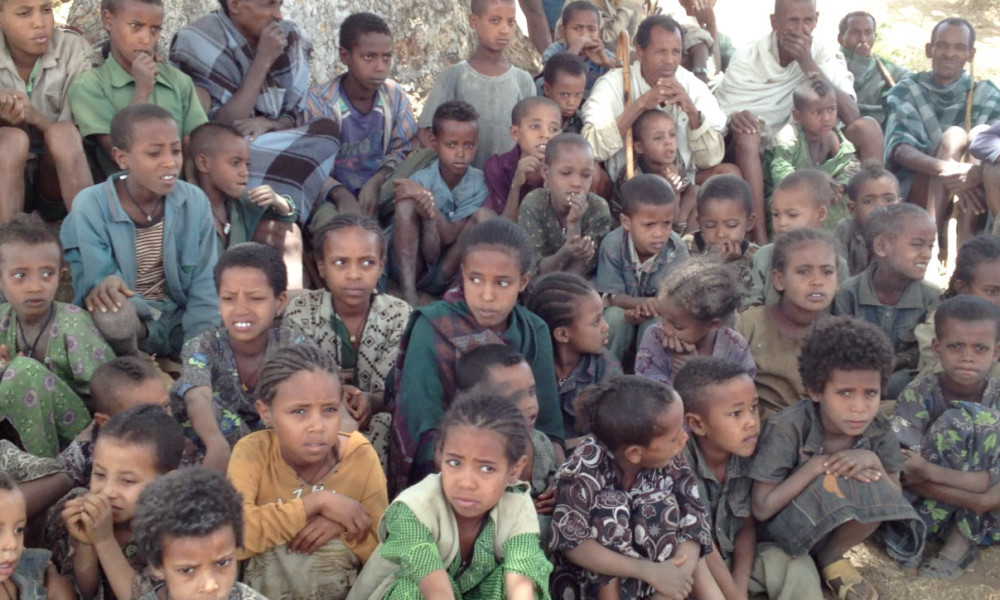 Ethiopia children Beta Yisrael orphans Kokeb Gedamu